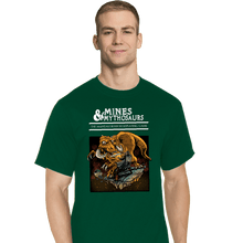 Load image into Gallery viewer, Secret_Shirts T-Shirts, Tall / Large / Charcoal Mines And Mithosaurs