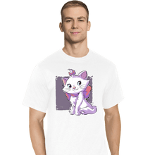 Load image into Gallery viewer, Daily_Deal_Shirts T-Shirts, Tall / Large / White Vain Cat