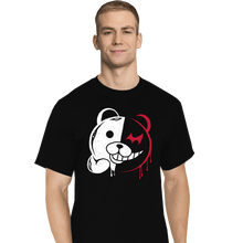 Load image into Gallery viewer, Shirts T-Shirts, Tall / Large / Black Kuma Despair