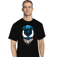 Load image into Gallery viewer, Shirts T-Shirts, Tall / Large / Black Venomous Typography