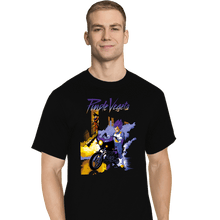 Load image into Gallery viewer, Shirts T-Shirts, Tall / Large / Black Purple Vegeta