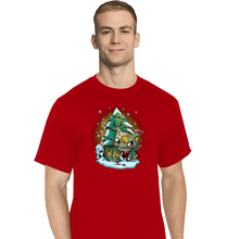 Load image into Gallery viewer, Secret_Shirts T-Shirts, Tall / Large / Red Bulby Christmas