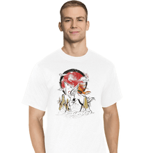 Load image into Gallery viewer, Shirts T-Shirts, Tall / Large / White Okami Ink