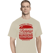Load image into Gallery viewer, Shirts T-Shirts, Tall / Large / White Benny's Burgers