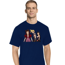 Load image into Gallery viewer, Shirts T-Shirts, Tall / Large / Navy Distracted Cloud