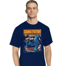 Load image into Gallery viewer, Daily_Deal_Shirts T-Shirts, Tall / Large / Navy Cookie Fiction