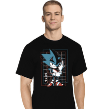 Load image into Gallery viewer, Shirts T-Shirts, Tall / Large / Black 3D Hedgehog