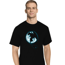 Load image into Gallery viewer, Shirts T-Shirts, Tall / Large / Black Moonlight Dragon Rider