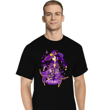 Load image into Gallery viewer, Shirts T-Shirts, Tall / Large / Black Astral Reflection Mona