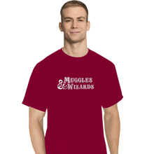 Load image into Gallery viewer, Secret_Shirts T-Shirts, Tall / Large / Red Muggles And Wizards