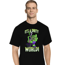 Load image into Gallery viewer, Daily_Deal_Shirts T-Shirts, Tall / Large / Black Cute But Dirty