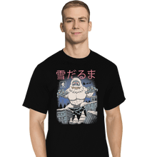 Load image into Gallery viewer, Shirts T-Shirts, Tall / Large / Black Kaiju Snowman