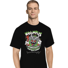 Load image into Gallery viewer, Daily_Deal_Shirts T-Shirts, Tall / Large / Black Krampus Christmas Adventures