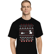 Load image into Gallery viewer, Shirts T-Shirts, Tall / Large / Black It's Dangerous To Go Alone At Christmas