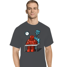 Load image into Gallery viewer, Secret_Shirts T-Shirts, Tall / Large / Charcoal Robot Exam