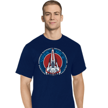Load image into Gallery viewer, Daily_Deal_Shirts T-Shirts, Tall / Large / Navy Battlestar MKII
