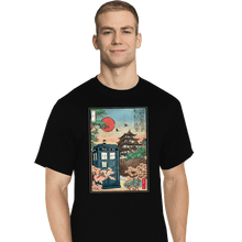 Load image into Gallery viewer, Daily_Deal_Shirts T-Shirts, Tall / Large / Black The Tardis In Japan