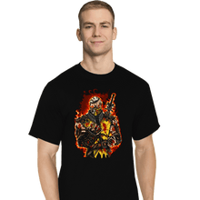 Load image into Gallery viewer, Secret_Shirts T-Shirts, Tall / Large / Black Blazing Retribution