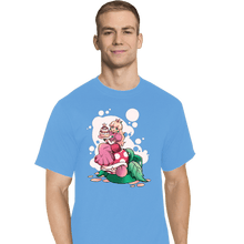 Load image into Gallery viewer, Shirts T-Shirts, Tall / Large / Royal Blue Princess Peach