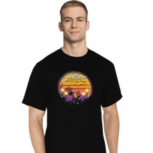 Load image into Gallery viewer, Shirts T-Shirts, Tall / Large / Black Gotham Wave

