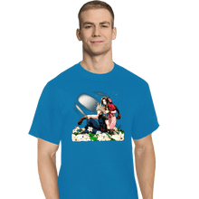 Load image into Gallery viewer, Shirts T-Shirts, Tall / Large / Royal Blue Flower Children