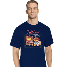 Load image into Gallery viewer, Daily_Deal_Shirts T-Shirts, Tall / Large / Navy Kitty Painter