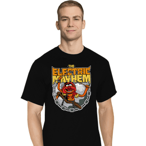 Daily_Deal_Shirts T-Shirts, Tall / Large / Black Electric Mayhem