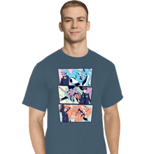 Load image into Gallery viewer, Daily_Deal_Shirts T-Shirts, Tall / Large / Indigo Blue Eva Kids