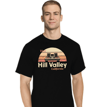 Load image into Gallery viewer, Daily_Deal_Shirts T-Shirts, Tall / Large / Black Visit Hill Valley