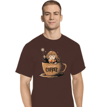 Load image into Gallery viewer, Shirts T-Shirts, Tall / Large / Black Accio Coffee