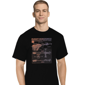 Shirts T-Shirts, Tall / Large / Black Event Horizon Specs