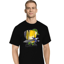 Load image into Gallery viewer, Shirts T-Shirts, Tall / Large / Black 8-Bit Hero