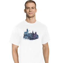 Load image into Gallery viewer, Shirts T-Shirts, Tall / Large / White Watercolor School