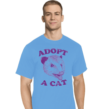 Load image into Gallery viewer, Shirts T-Shirts, Tall / Large / Royal blue Adopt A Cat