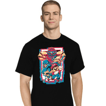 Load image into Gallery viewer, Daily_Deal_Shirts T-Shirts, Tall / Large / Black Retro Heroes
