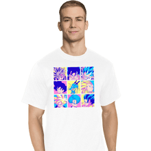 Load image into Gallery viewer, Shirts T-Shirts, Tall / Large / White Saiyan Colors