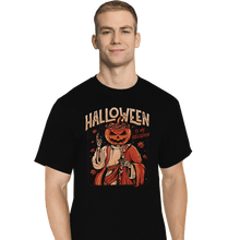 Load image into Gallery viewer, Shirts T-Shirts, Tall / Large / Black Halloween Is My Religion