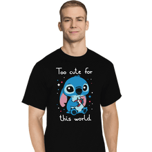 Load image into Gallery viewer, Secret_Shirts T-Shirts, Tall / Large / Black Too Cute