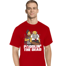 Load image into Gallery viewer, Shirts T-Shirts, Tall / Large / Red Paddlin' The Dead