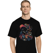 Load image into Gallery viewer, Daily_Deal_Shirts T-Shirts, Tall / Large / Black Colorful Captain