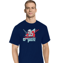Load image into Gallery viewer, Shirts T-Shirts, Tall / Large / Navy Opossumus Prime