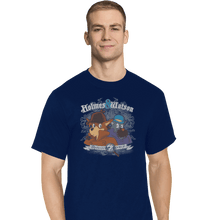 Load image into Gallery viewer, Shirts T-Shirts, Tall / Large / Navy Holmes and Watson