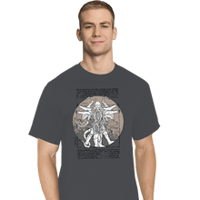 Load image into Gallery viewer, Shirts T-Shirts, Tall / Large / Charcoal Lovecraft Man
