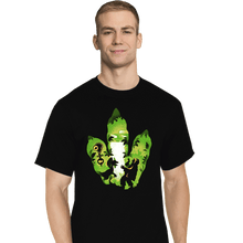 Load image into Gallery viewer, Daily_Deal_Shirts T-Shirts, Tall / Large / Black Dilophosaurus Footprint