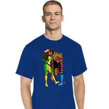 Load image into Gallery viewer, Daily_Deal_Shirts T-Shirts, Tall / Large / Royal Blue Rogue And Gambit Love