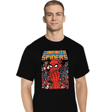 Load image into Gallery viewer, Secret_Shirts T-Shirts, Tall / Large / Black The Infinite Spiders