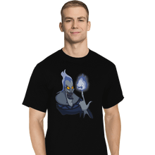 Load image into Gallery viewer, Shirts T-Shirts, Tall / Large / Black Finger Flame