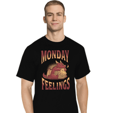 Load image into Gallery viewer, Daily_Deal_Shirts T-Shirts, Tall / Large / Black Monday Feelings