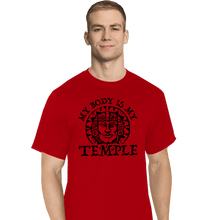 Load image into Gallery viewer, Secret_Shirts T-Shirts, Tall / Large / Red Hidden Temple Body