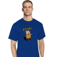 Load image into Gallery viewer, Daily_Deal_Shirts T-Shirts, Tall / Large / Royal Blue Stoner Pig